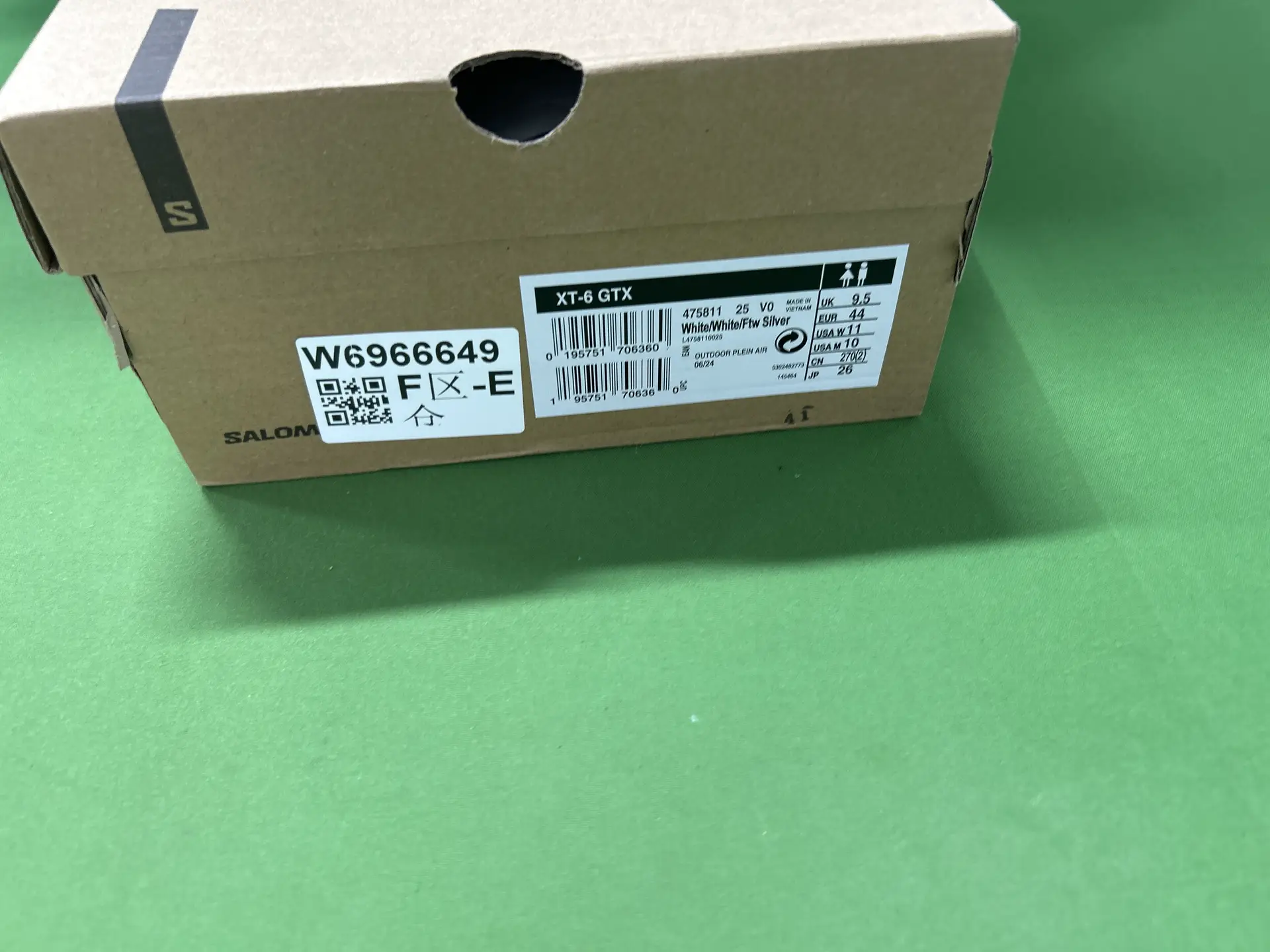 Salomon XT-6 GTX White/White/Ftw Silver