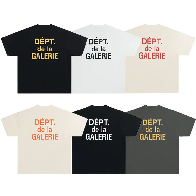 Casual Letter Logo Printing Versatile Men's and Women's Loose Short-Sleeved T-Shirt Couple Wear