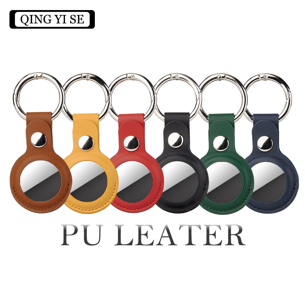 Suitable for Apple airtag Tracker Anti-lost Device Locator Leather Protective Case airtags Protective Case QC-foto från 1688 på Qualit.ly