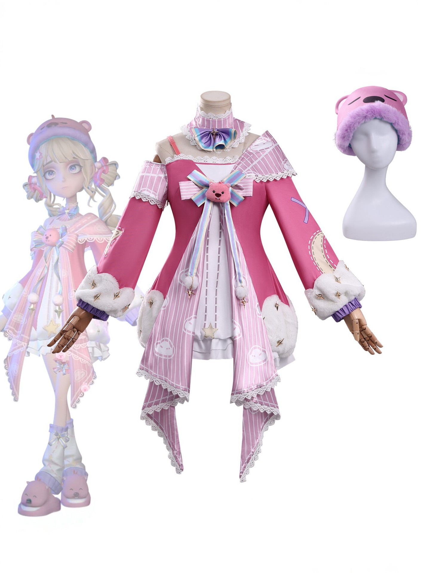 Yimeng Supernatural Action Team Cos Allen Fluffy Showdown Alice Sweet Party Cosplay Costume