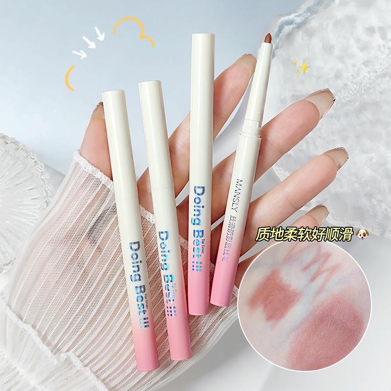 MANSLY Lip Liner Lipstick Pen Outline Lip Shape Doodle Lip Durable Waterproof No Falling Low Security and Students