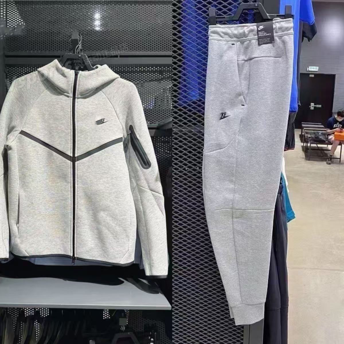 Spring and Autumn Men's Jackets, New Air Layer Cotton Knit Hooded Zip-Up Sports Casual Tops and Jackets