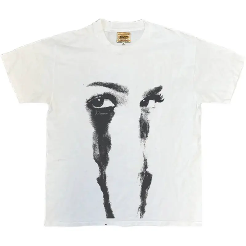 00s Plus-Size Punk Style Unisex Oversized Heavyweight Big & Tall T-Shirt