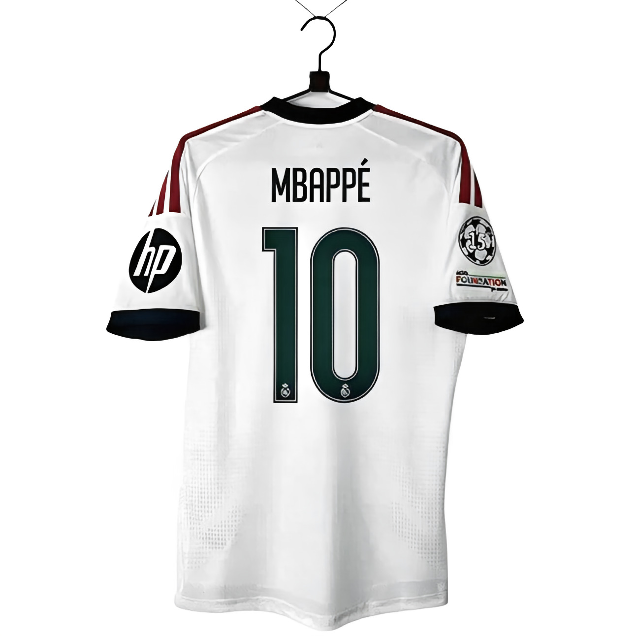2627 Real Madrid Home Player Fan Version No. 10 Mbappe No. 7 Vinicius Bellingham Short-Sleeved Jersey