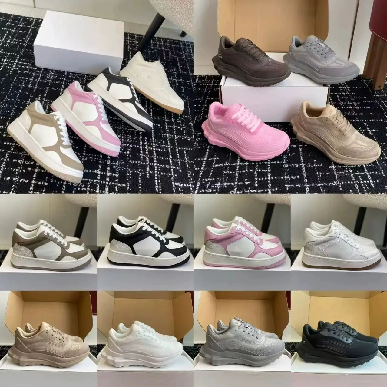In-Stock Al White Sneakers, European and American Classic Running Shoes, Thick-Soled Height-Increasing Versatile Couple Fashion Casual Shoes