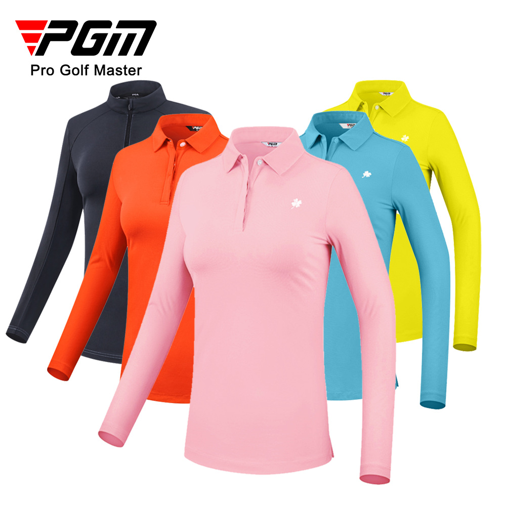 PGM autumn and winter golf clothing ladies top long sleeve T-shirt sports clothes elastic fabric clothing manufacturers