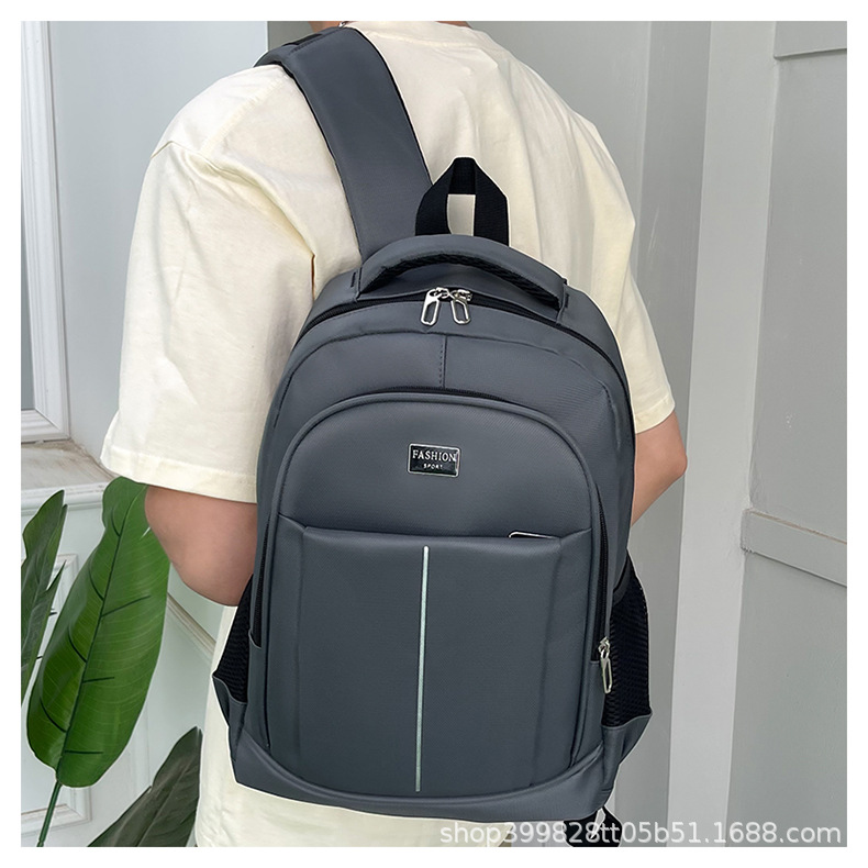 Men's Multifunctional Backpack, High-Looking Business Trip, Large-Capacity Student School Bag, Simple Casual Computer Backpack
