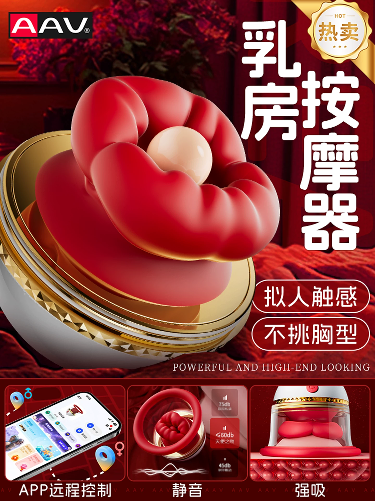 Sex Toys for Women, Breast Masturbator, Breast Massager, Vibrating Nipple Clamps, Breast Clamps, Adult Toys
