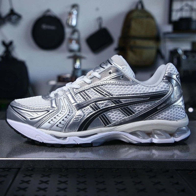 Cross-border outdoor GEL-Kayano 14 comfortable non-slip running shoes for men and women K14 mesh cushioning light sneakers Foto QC de WEIDIAN na Qualit.ly
