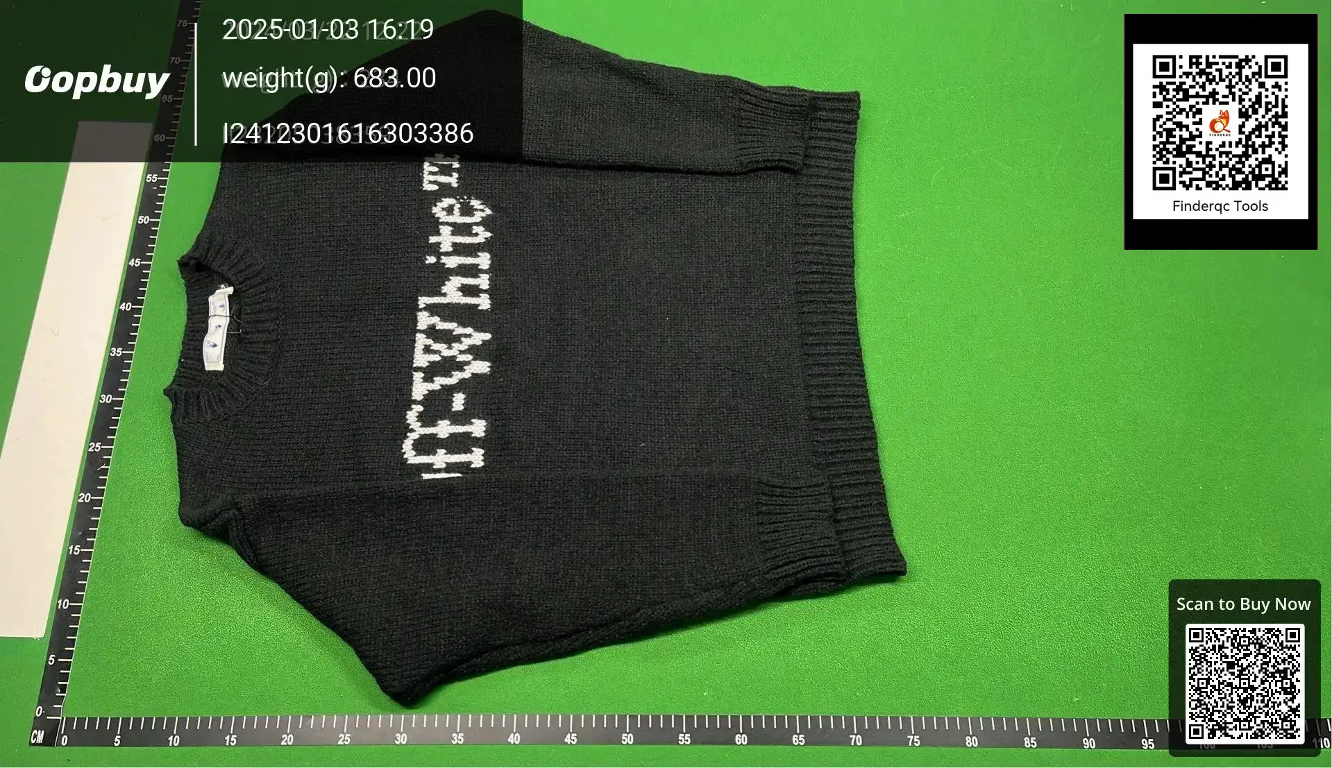 2023 new autumn and winter fashion brand OFF OW sweater chest classic logo embroidered men's and women's sweater