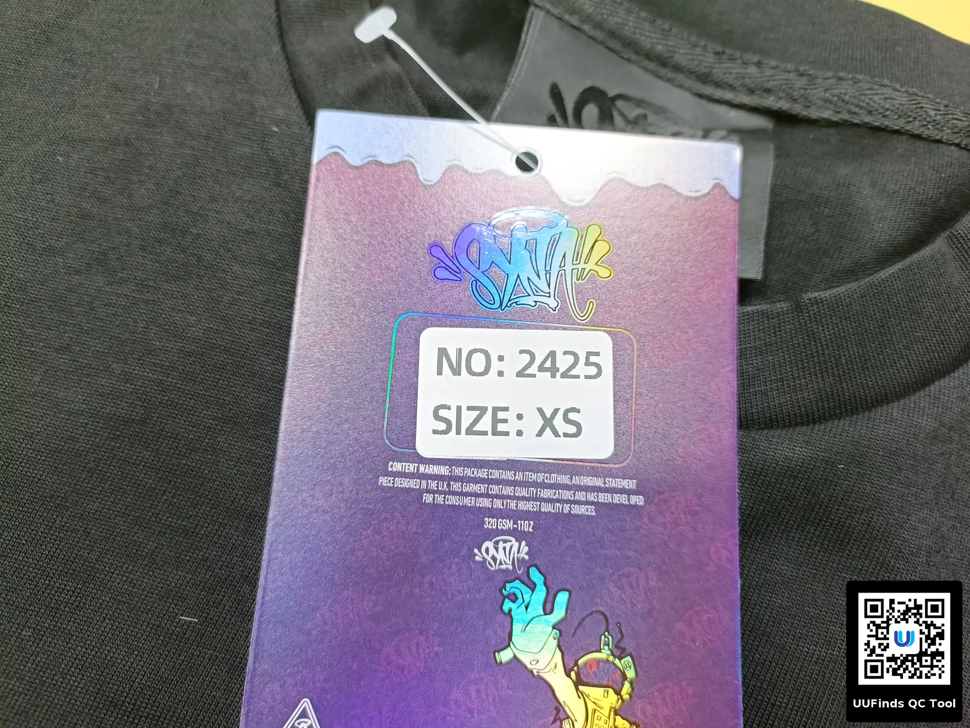 Cross-Border Export High-Quality Correct Version Syan World Pure Cotton Short-Sleeved Shorts Suit Sweatshirt Pants
