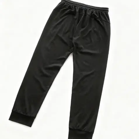 Right Side Purple, Red, and White Shield with Two Stars, Left Side with Star Pattern, Navy Blue Cuffed Long Pants 77032926