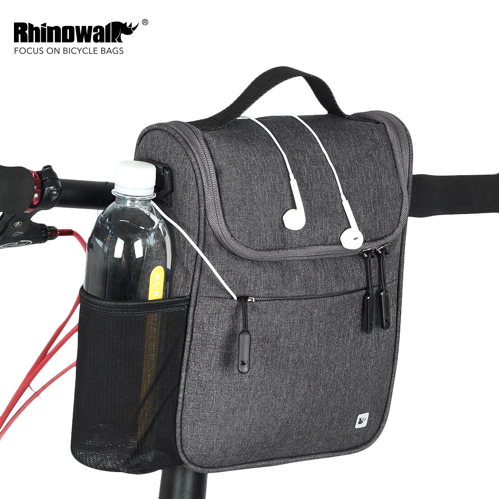 RHINOWALK Rhino Bicycle Front Bag Large Capacity Multi-function Front Handle Bag Folding Car Electric Car Hanging Bag