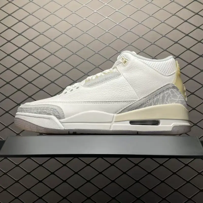 2025 New Genuine Leather Aj3 Men's Shoes Women's Shoes Autumn and Winter Sports Shoes Men's Winter Casual Trendy Shoes