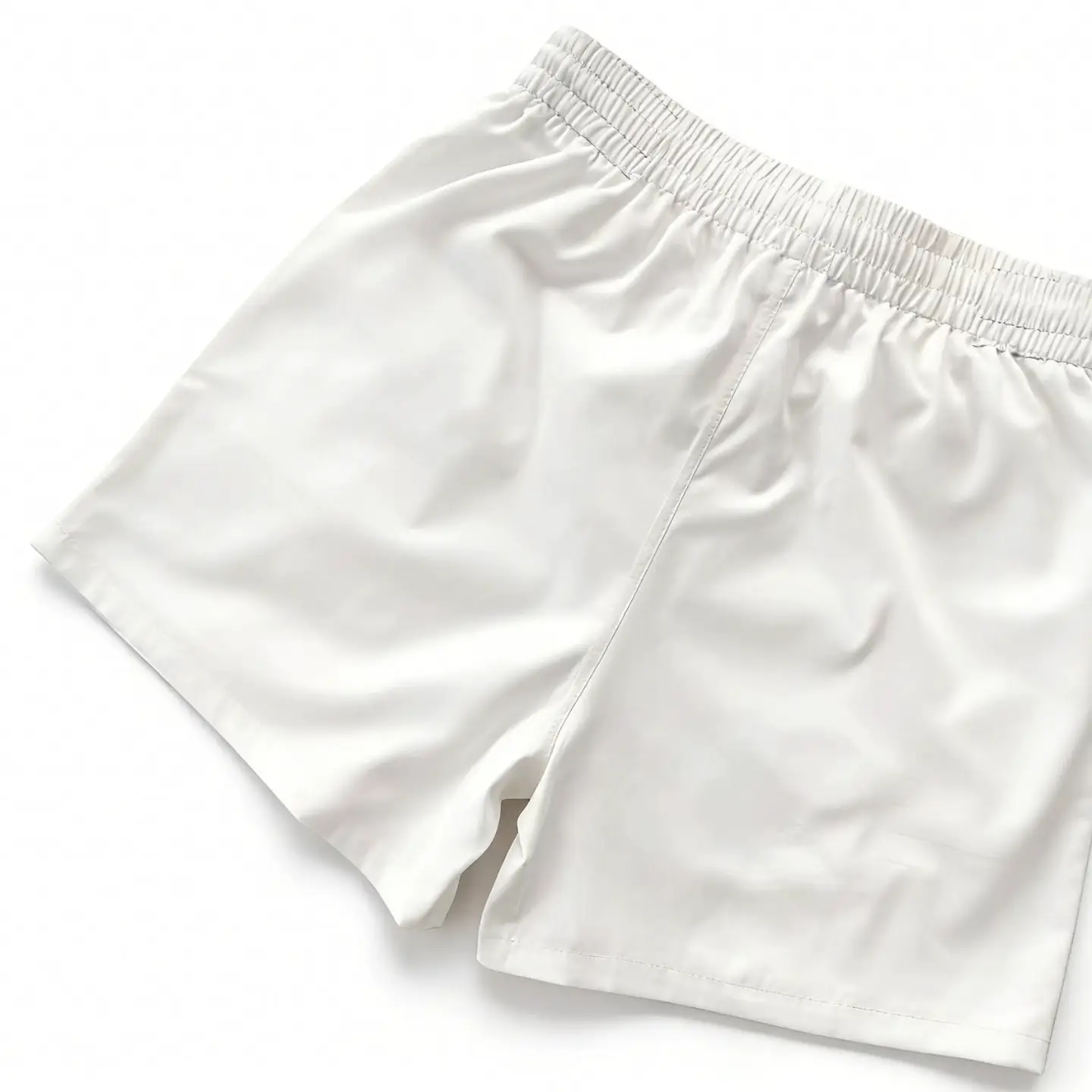 Left Side of Pants with Vertical Stripes, Full Diamond Pattern with Double Pins, Gray-White Gradient Shorts 55032911