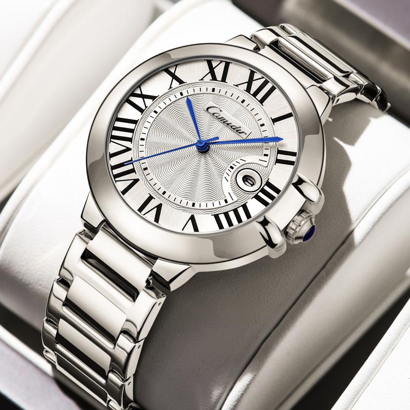 Blue Balloon Cross-Border Men's Watch Men's Fully Automatic Imitation Mechanical Watch Waterproof Fashion Business Foreign Trade Quartz Dropshipping
