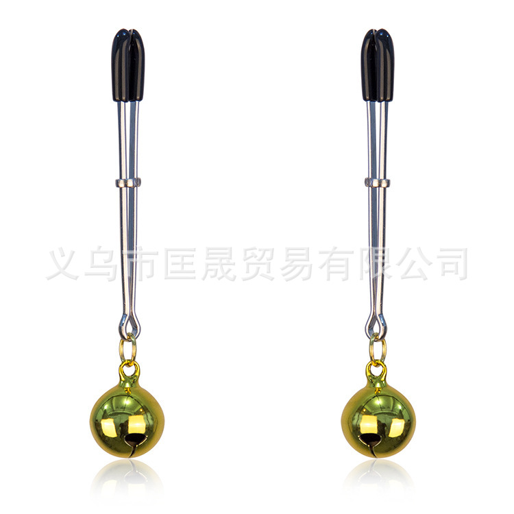 Adult Products Wholesale, Sexy Gold and Silver Nipple Clamps, Long Chain Metal Nipple Clamps, Female Lifestyle Products, Teasing Clamps