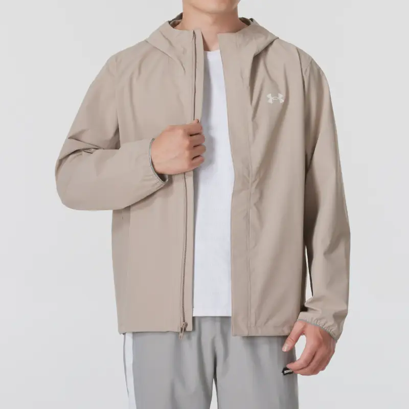 Under Armor Official Outwear Men's Wear 2025 Summer New arrival Breathable Plaid Casual Fitness Sports jacket Cardigan