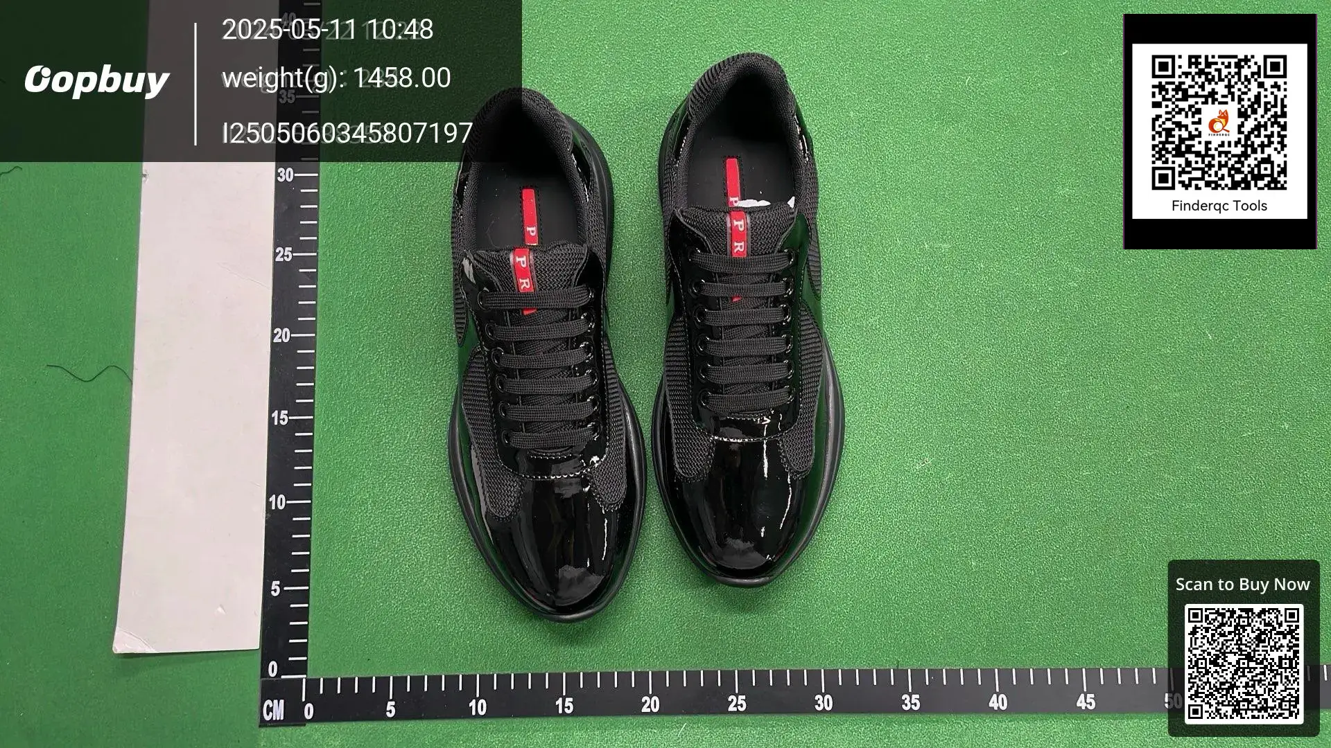 Prada Black Patent Leather Sneakers