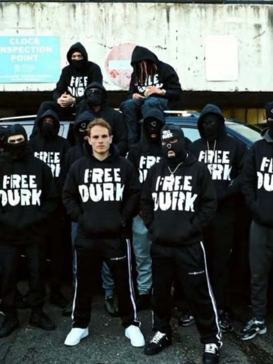 LilDurk x Central Cee   FREE DURK HOODIE BLACK 帽T