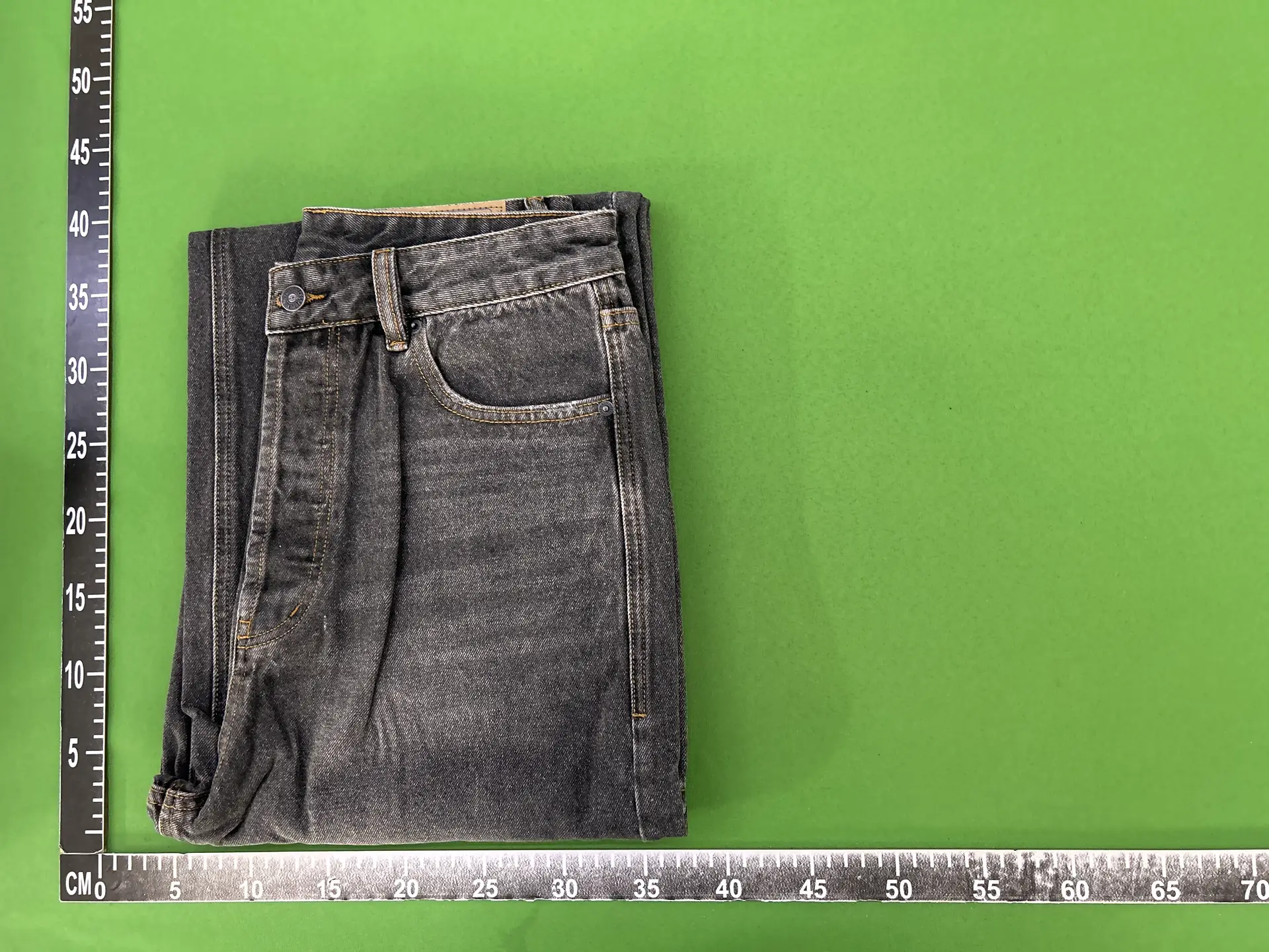 Y/project designer 23S new style washed black and gray jeans with holes, wide-leg and slightly flared casual trousers