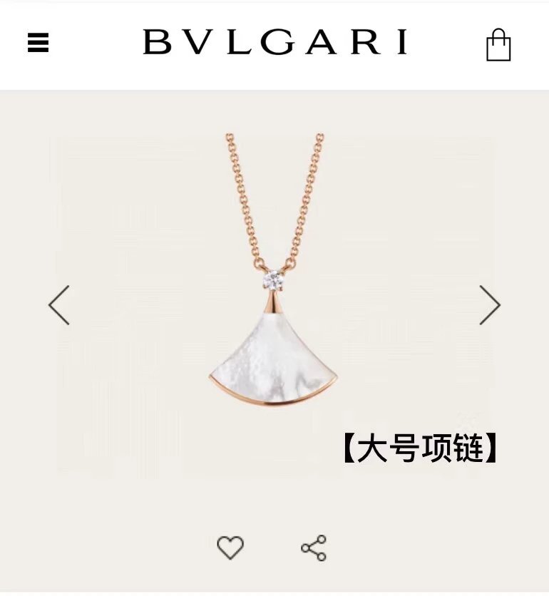 p140￥ 精工版本Bvlgari 宝格丽裙子项链Diva系列 大号 扇形 单钻 裙子 项链 黑玛瑙 红玛瑙 白贝母 可选高端定制 电镀18k金工艺 专柜版本 一比一质量 宝格丽原版尾链原版龙虾扣