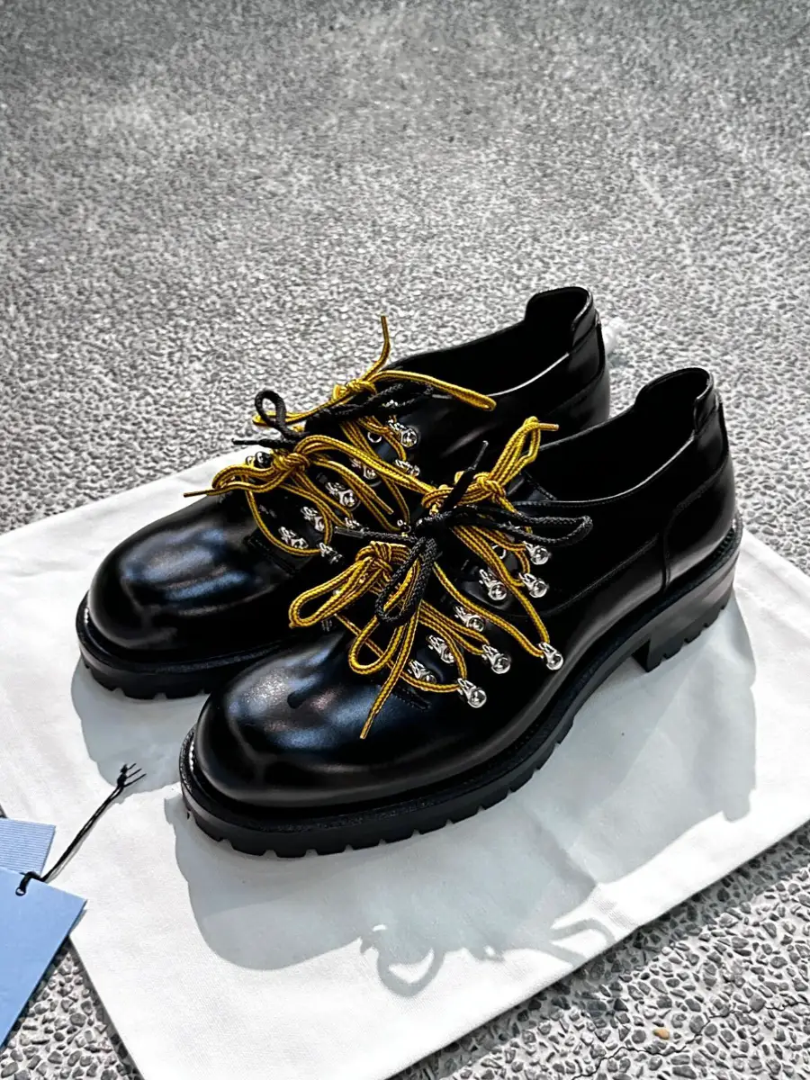 Platform Genuine Leather Hiking Buckle Thick-Soled Derby Shoes Casual Leather Shoes British Style Height-Increasing Single Shoes Studded Strap Loafers for Men