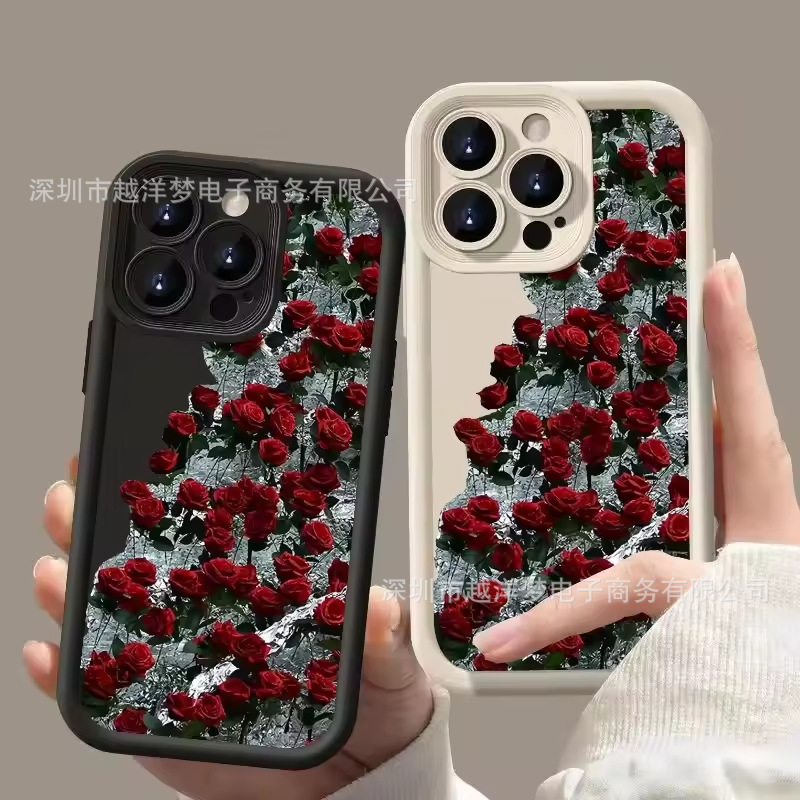 Rose Sea Iphone17Pro Mobile Phone Case 16/15/14/13 Tianyan Ladder 12 Apple 11Xsma