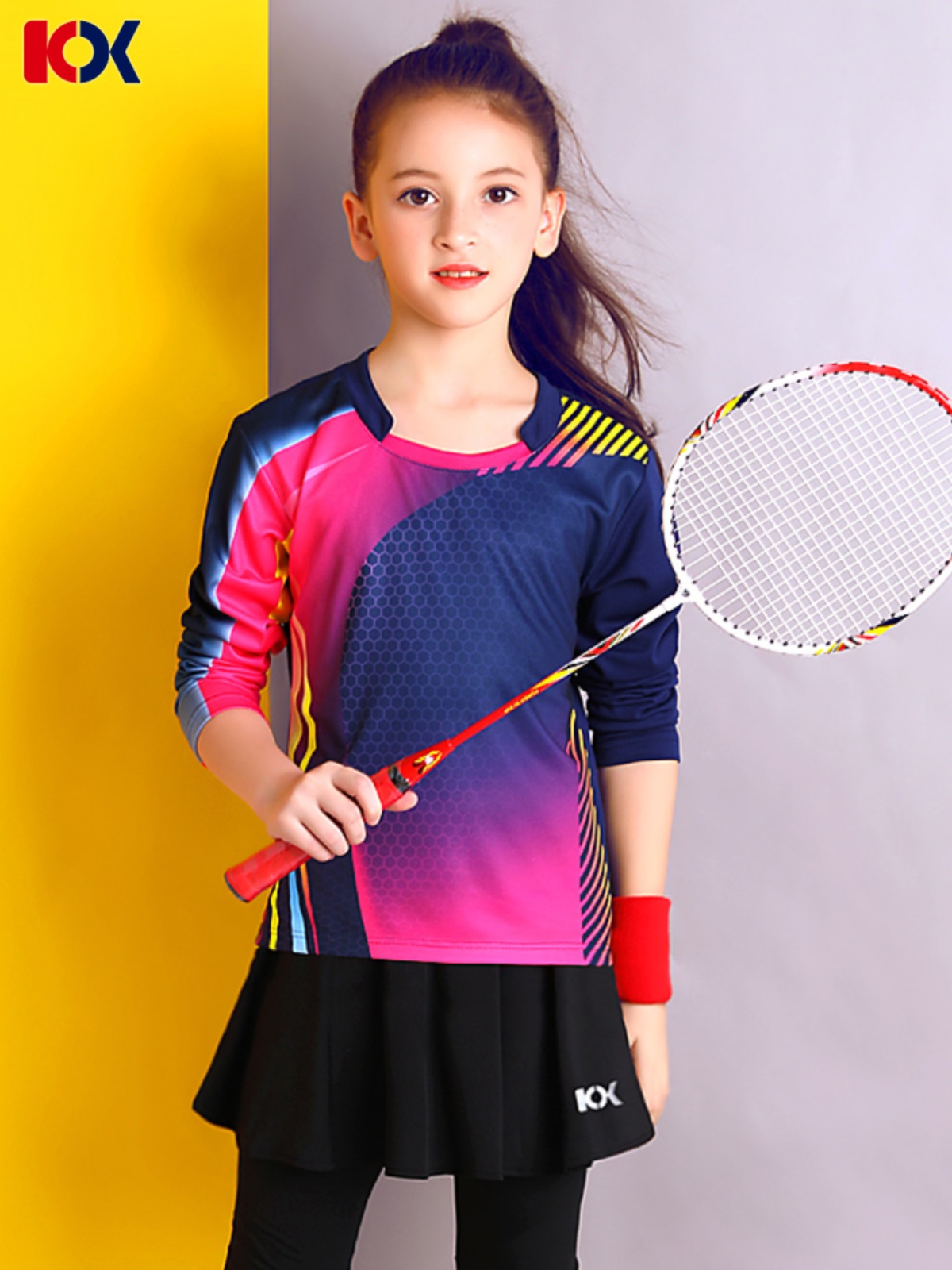 Professional Children's Badminton Clothing Set, Table Tennis Clothing, Girls' Quick-Drying Sports Team Uniforms, Boys' Long and Short-Sleeved Tennis Clothing