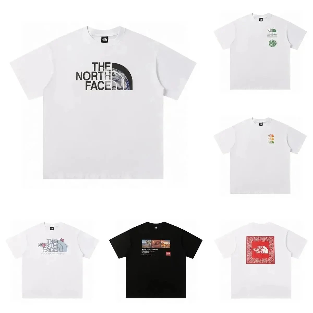 The North Face T-shirts Foto QC de WEIDIAN na Qualit.ly