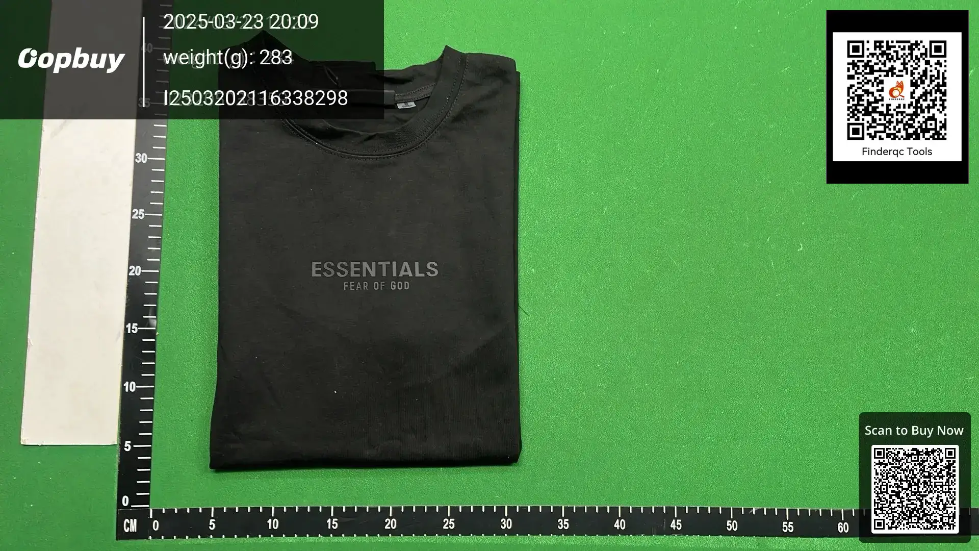 FOG FEAR OF GOD double thread ESSENTIALS small logo flocking letters men's and women's round neck short sleeve T-shirt summer