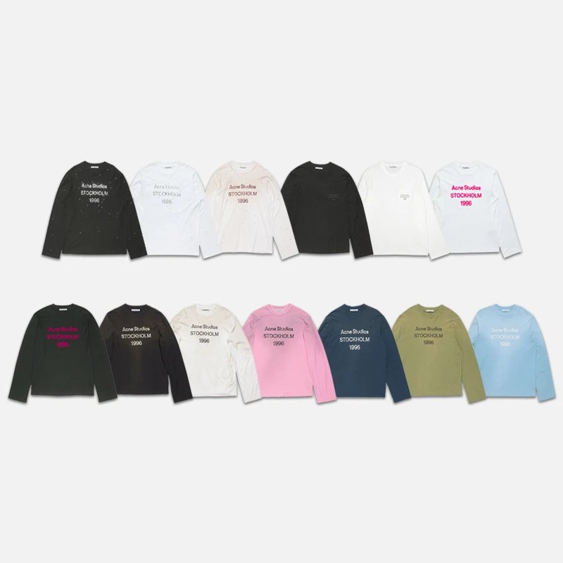 Acne Studios STOCKHOLM 1996 long-sleeved T-shirt