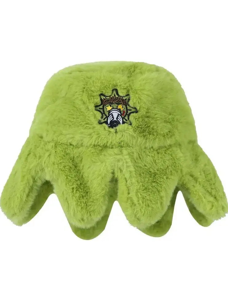 2025 New Warm Rabbit Fur Octopus Hat
