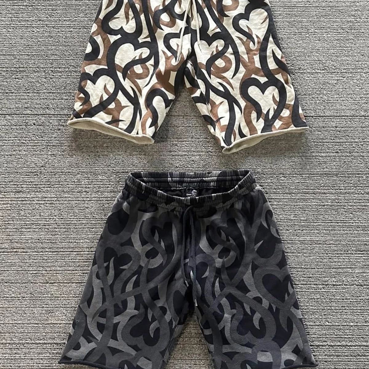 Autonomic Numbernine Style AW04 Tribal Camo Shorts Thorn Tribe Shorts