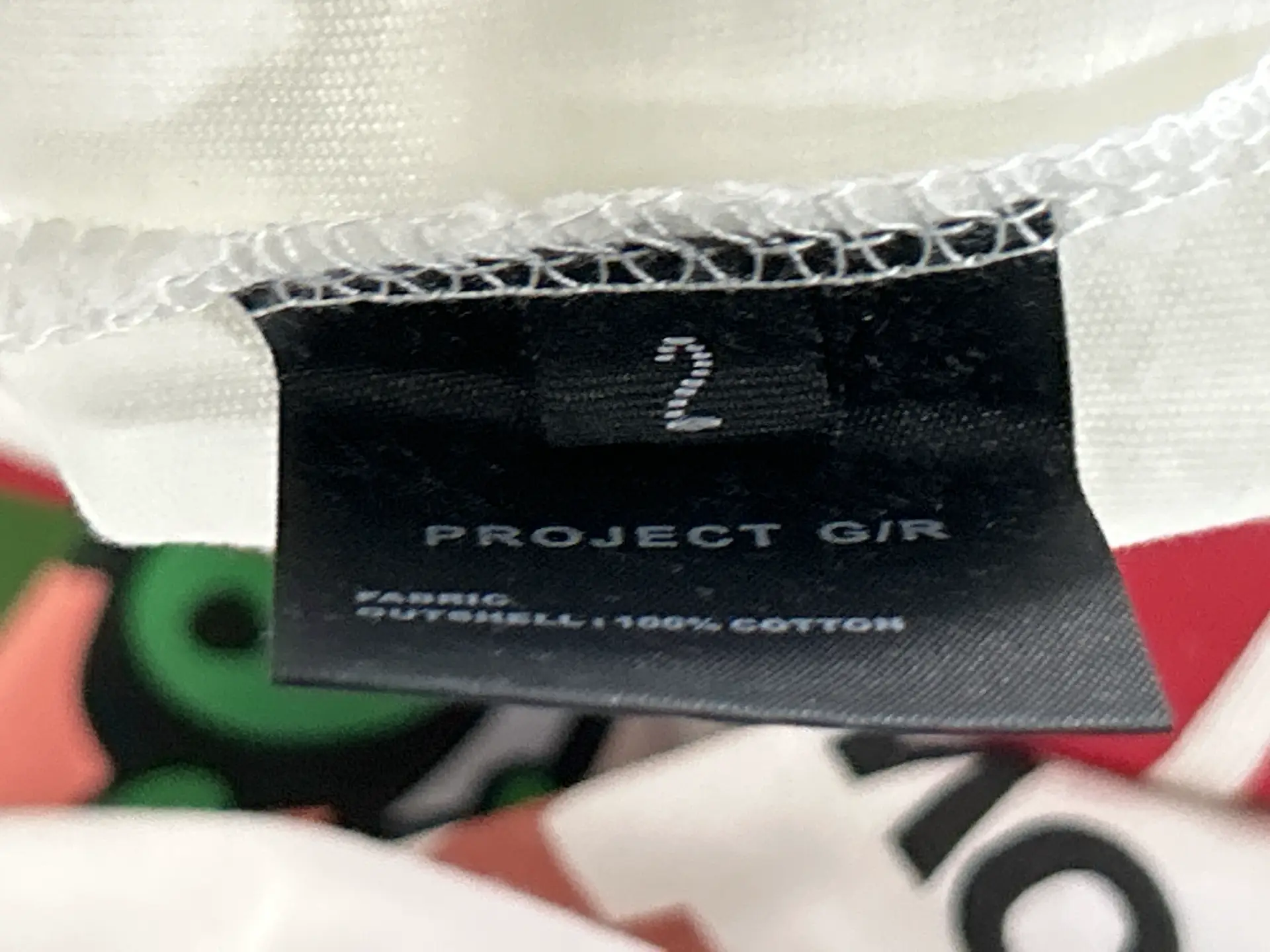 Foreign OEM Grailz Project GR destroys three-dimensional overlapping fist print short sleeved Tee loose