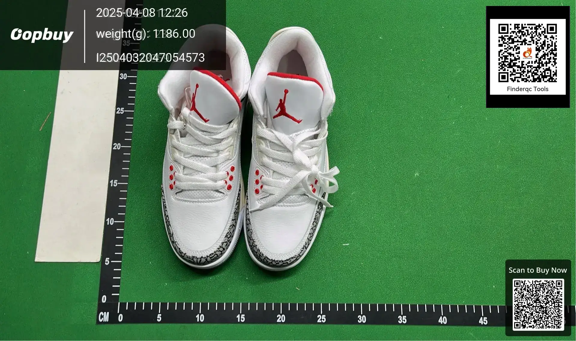 Putian high version AJ3 white cement men's and women's low-top trend sports actual combat retro basketball shoes supply