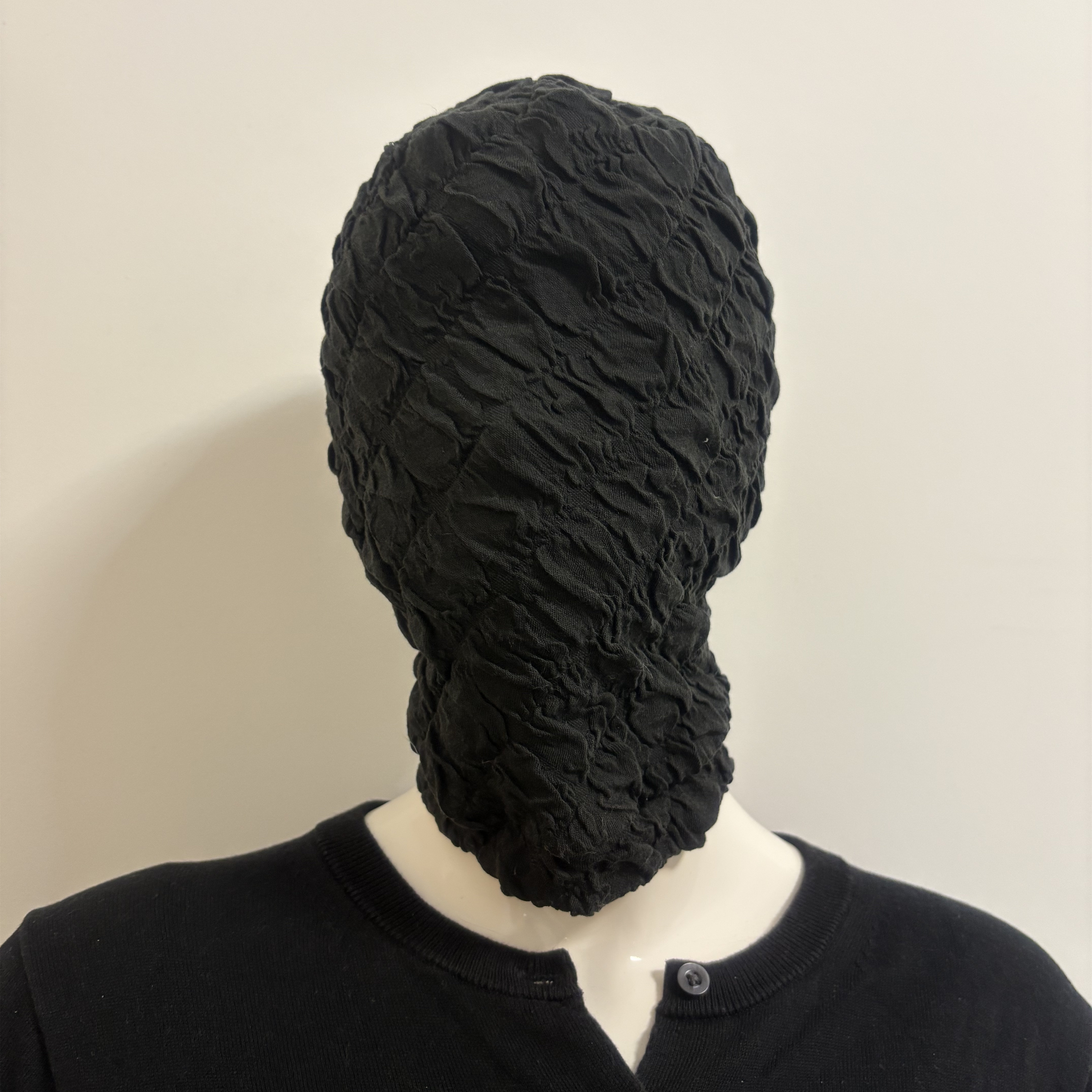 Masked Pleated Headgear, Unisex Versatile Face Mask, Full-Cover Mask, Translucent and Elastic, for Role-Playing, Cosplay, Halloween QC photo from TAOBAO on Qualit.ly