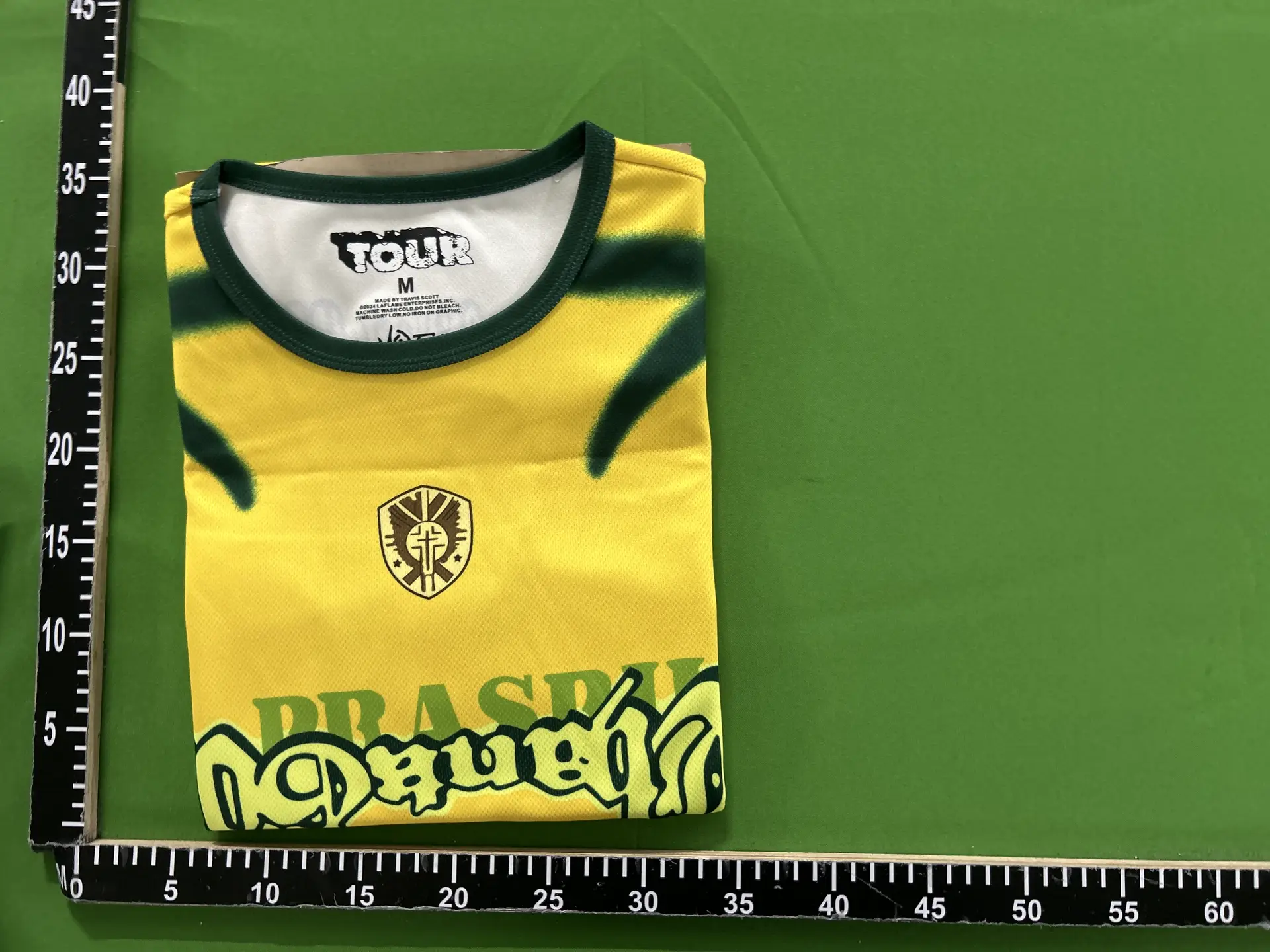 Travis Scott Blokecore American Style Retro Jersey Short-Sleeved T-Shirt Soccer Jersey