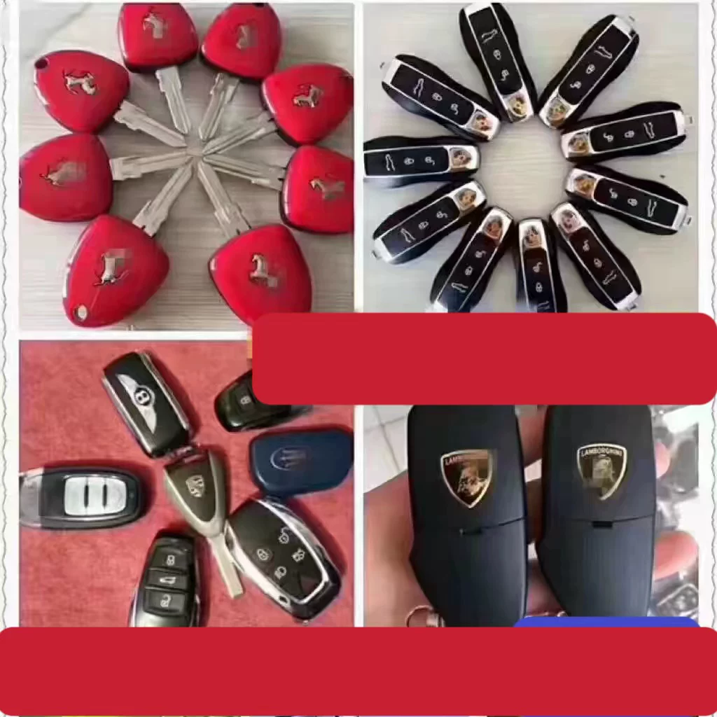 Mercedes-Benz, Bmw, Land Rover, Volkswagen, Lamborghini, Audi, Maserati, Bentley, Jaguar Car Key Model Props