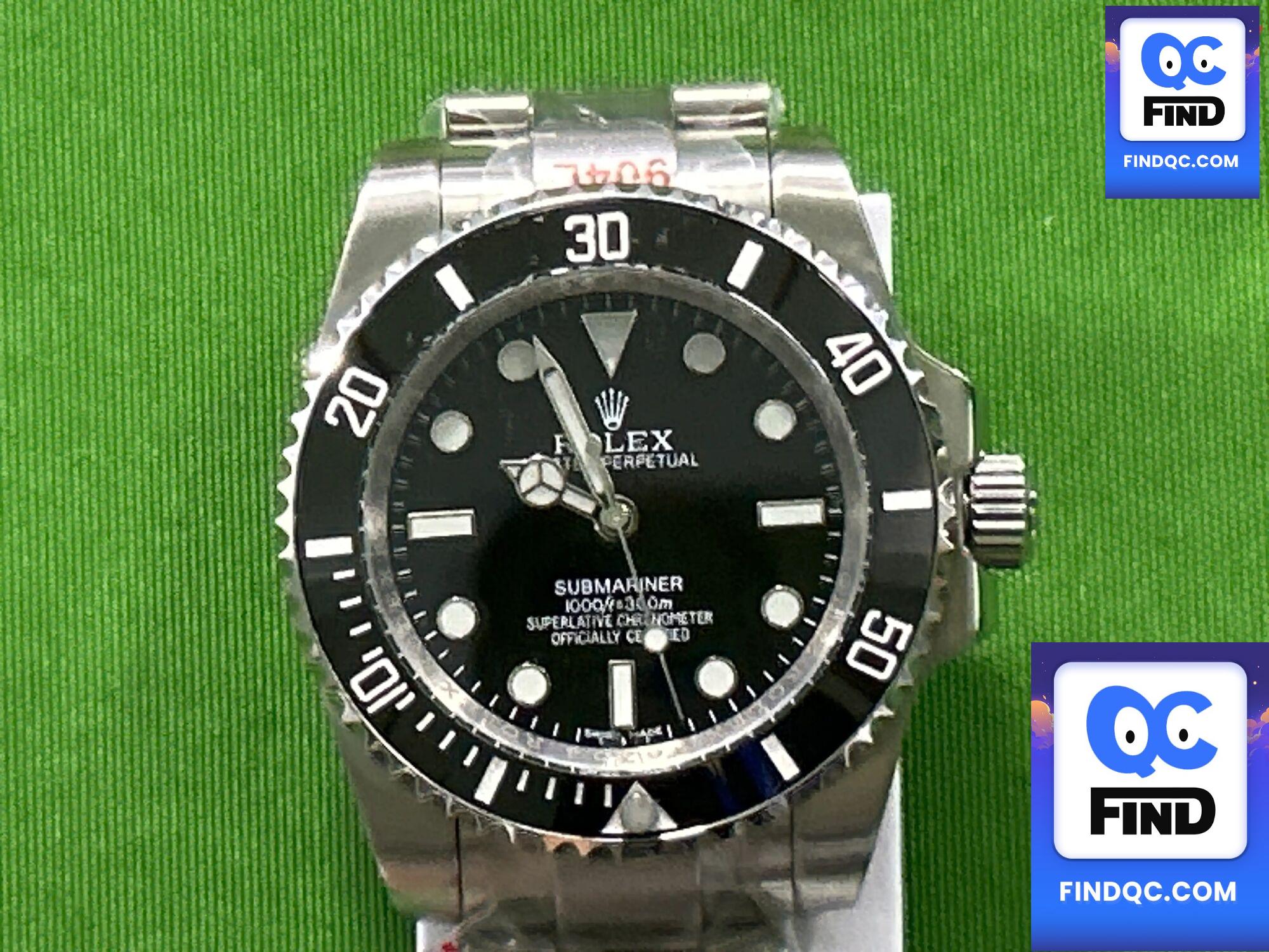 Rolex Submariner Date Steel Blue Dial Watch QC