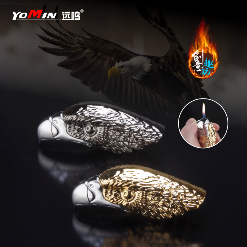 Creative eagle head lighter vice fire extinguisher wrench gas tank coke pressure cooker strange lighter wholesale