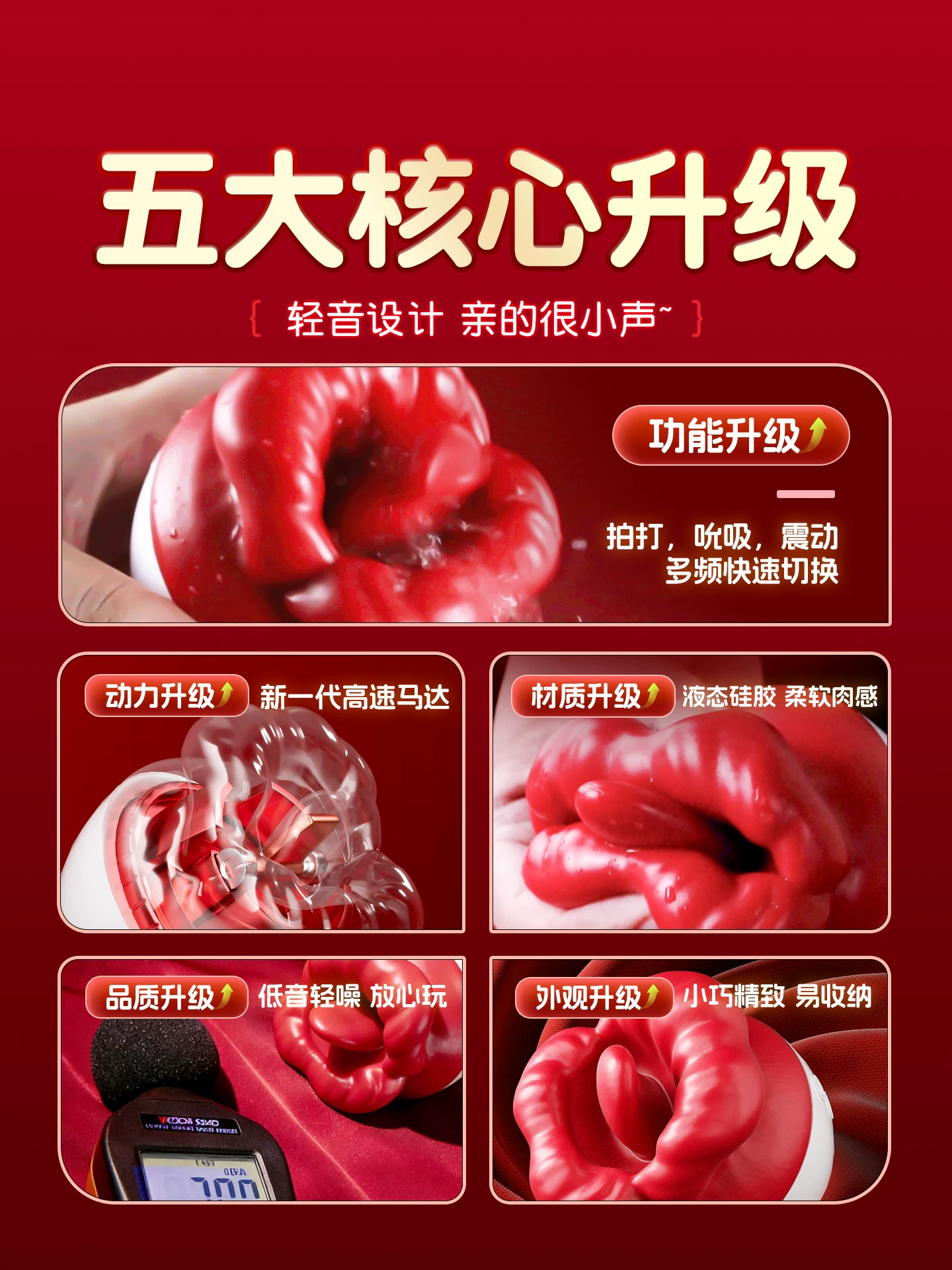 Female Tongue-Sucking Sex Toy, Special Adult Toy for Automatic Orgasm, Clitoral Masturbation Device for Girls