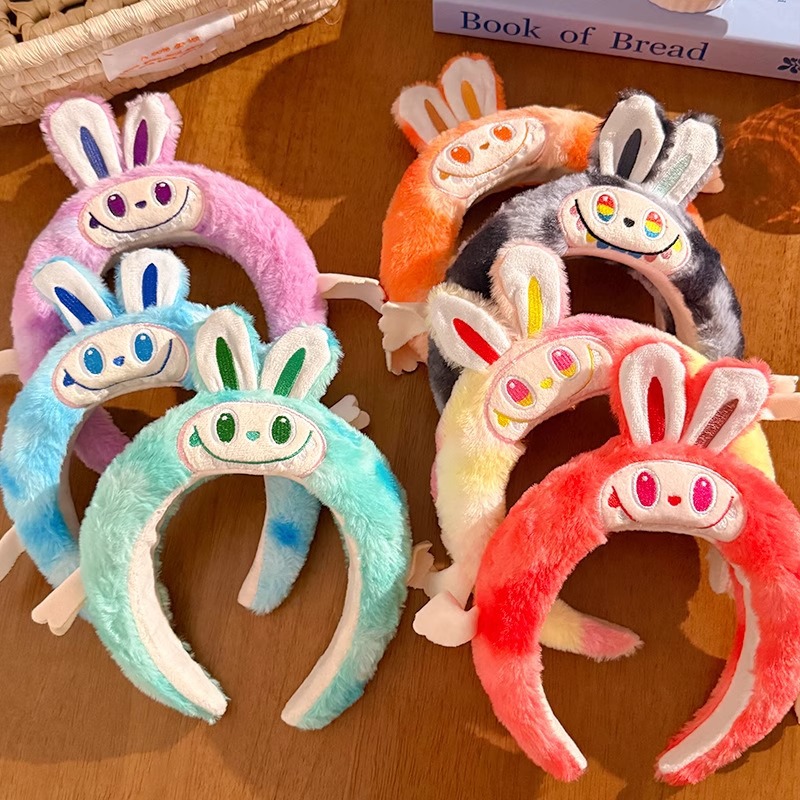 Labubu Plush Doll Headband Super Cute Playful Cute Animal Ears Plush Girl Kidsren's Headwear