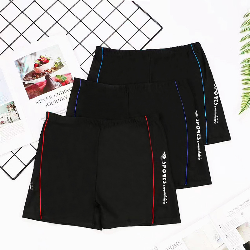 Swimming trunks men's anti-embarrassment men's swimming trunks boxer 2022 new suit quick-drying plus size professional hot spring swimming equipment