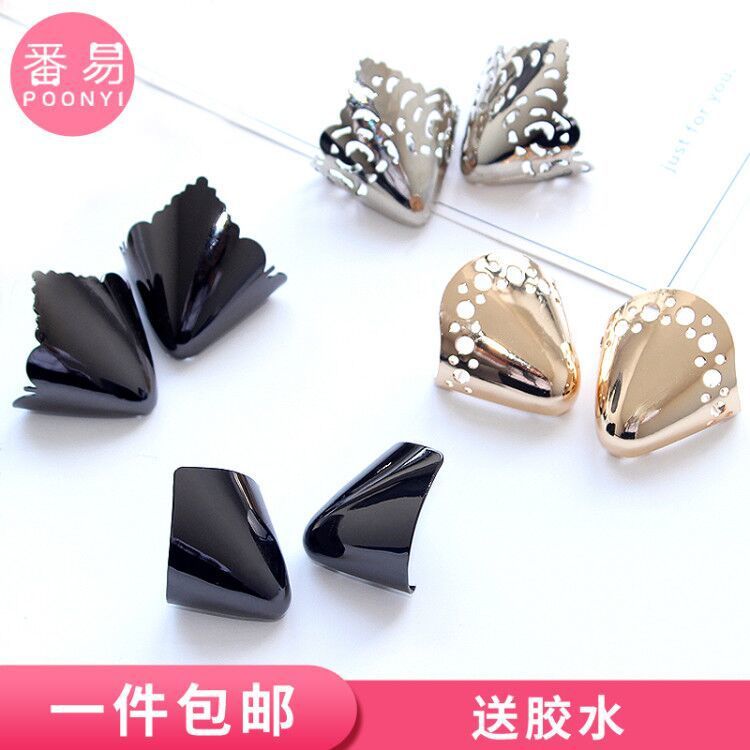 Toe Protector Anti-Kick Metal Toe Cap Protective Shoe Decoration Pointed Toe Shoes High Heels Anti-Kick Concealer Accessories