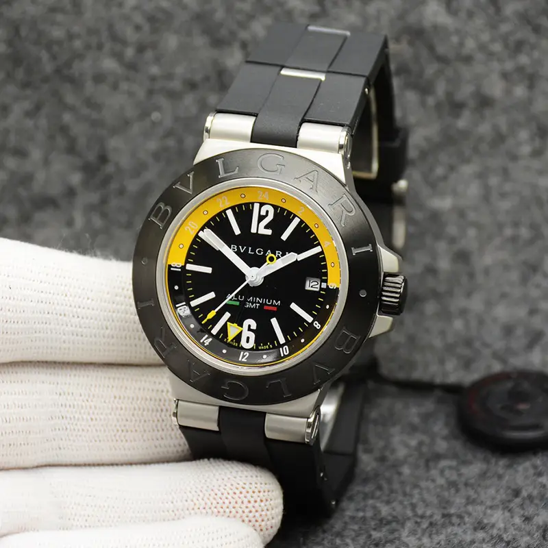 Automatic Mechanical Watch Baojia stainless steel monotonic GMT Automatic Mechanical Watch bg001 machine