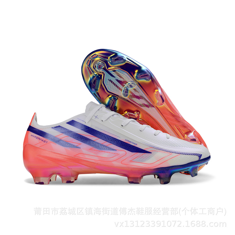 Factory Wholesale Cross-Border New Model F50 Lace-Up Hyperfast Fg Low-Top Men's and Women's Training and Competition Soccer Shoes