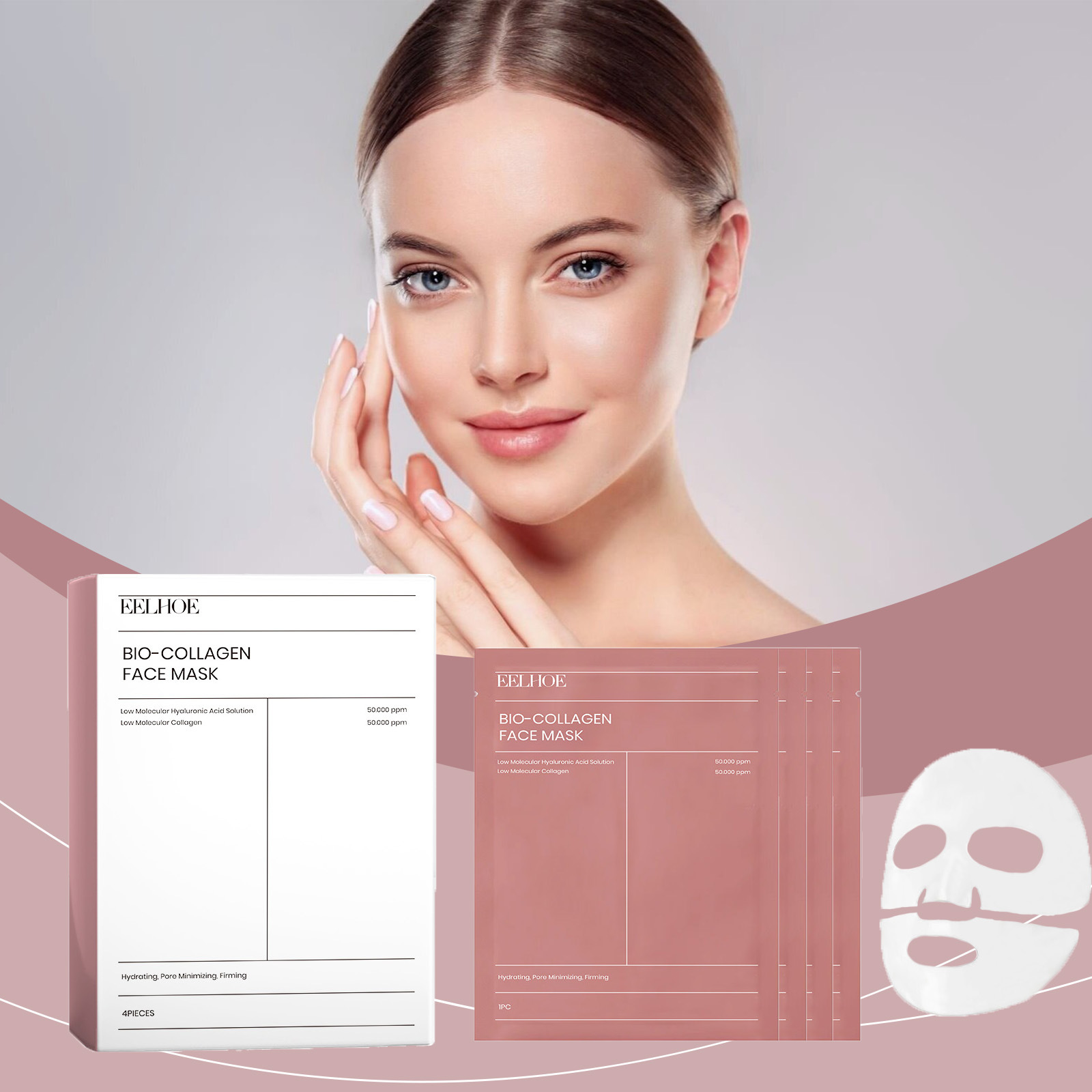 Eelhoe Collagen Mask Collagen Hydrating, Moisturizing, Smoothing and Caring for the Skin Mask Patch