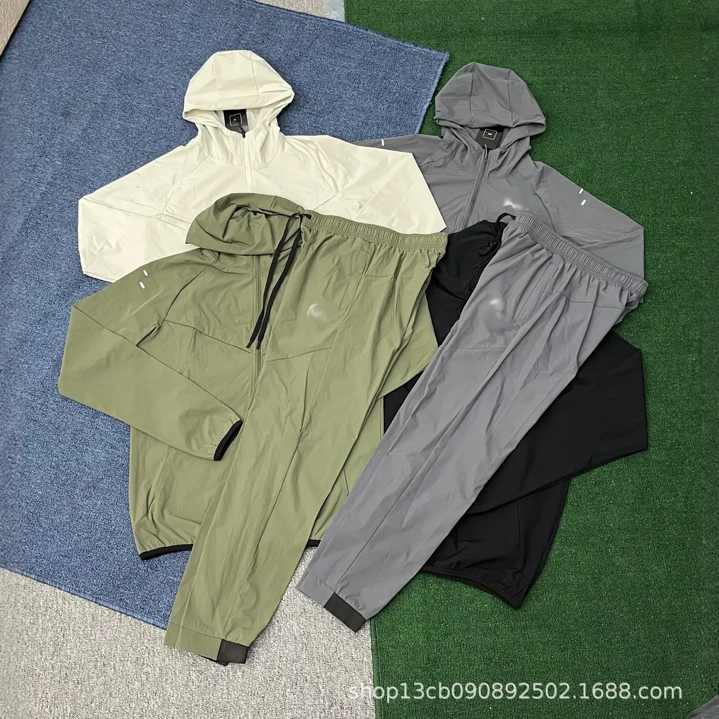 Sports Quick-Drying Suit, Long-Sleeved Trousers, Breathable, Sweat-Wicking, Quick-Drying, Skin-Friendly, Durable, Free to Move, Suitable for Fitness