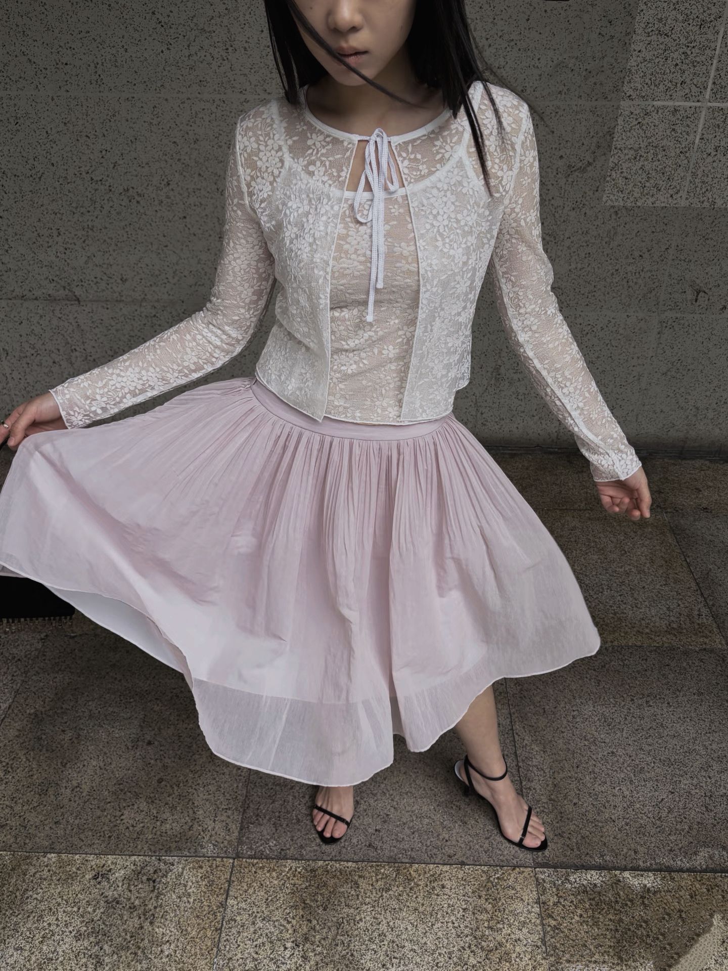 Fashionable and Versatile Classic Heavy-Duty Ballet Tutu Skirt with Pleated Tulle, Simple Half-Skirt 6200